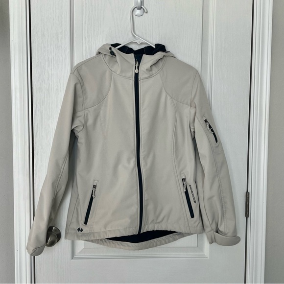 Black Diamond Women’s Soft Shell Jacket off White Water Resistant Size Medium - Picture 1 of 11